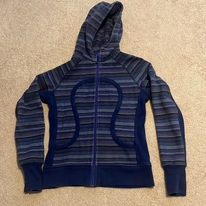 Lululemon Striped Scuba Hoodie